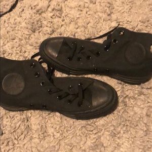 Brand New Black Converse